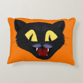 ハロウィーンブラックキャット アクセントクッション (裏面)