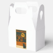 ハロウィーンブラックキャット&カボチャのお願いボックス フェイバーボックス (オープン)