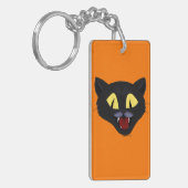 ハロウィーンブラックキャット キーホルダー (正面左)
