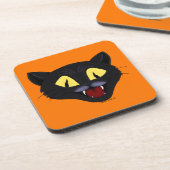 ハロウィーンブラックキャット コースター (左側)