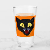 ハロウィーンブラックキャット タンブラーグラス (正面)