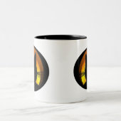 ハロウィーンブラックキャット ツートーンマグカップ (中央)