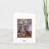 ハロウィーンブラックキャット&ハ幽霊のよく出るウス カード (裏面)