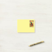 ハロウィーンブラックキャット ポストイット (デスク上)