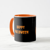 ハロウィーンブラックキャット マグカップ (正面左)