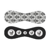 ハロウィーンブラックゴシックダマスクパターンスカル 野球ボール (パネル)