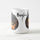 ハロウィーンブラックジャックオランタン コーヒーマグカップ (中央)