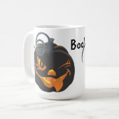 ハロウィーンブラックジャックオランタン コーヒーマグカップ (正面左)