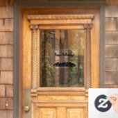 ハロウィーンブラックスカルパイルカスタム文字 ウィンドウサイン (ホームデコレーション)