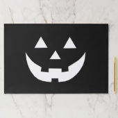 ハロウィーンブラックハロウィーンのカボチャのちょうちんカボチャランチョンマット ペーパーパッド (インサイチュ)