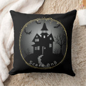 ハロウィーンブラックハ幽霊のよく出るウス クッション (ブランケット)