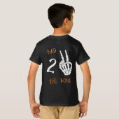 ハロウィーンブラックバッド2骨第2の誕生日 Tシャツ (裏面フル)