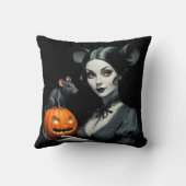 ハロウィーンブラックパンプキン クッション (裏面)