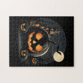 ハロウィーンブラックパンプキン ジグソーパズル (横)