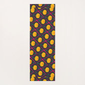 ハロウィーンブラックピンクパタミニマルーン ヨガマット (裏面)