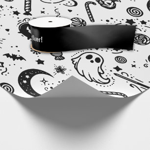 ハロウィーンブラックブーブー誕生日パーティー サテンリボン