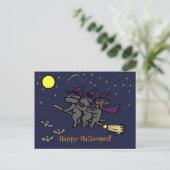 ハロウィーンブラックラブラドールライダー！ ポストカード (スタンド正面)