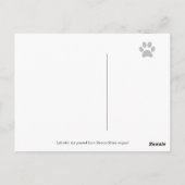 ハロウィーンブラックラブラドールライダー！ ポストカード (裏面)