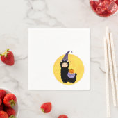 ハロウィーンブラックラマパーティー スタンダードカクテルナプキン (インサイチュ)