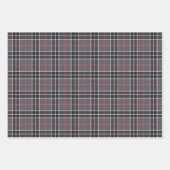 ハロウィーンブラック&オレンジタータンチェックプライドギンガム ラッピングペーパーシート (正面2)