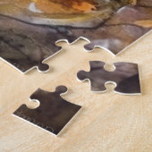 ハロウィーンブリタニースパニエル犬カボチャ怖 ジグソーパズル (側面)