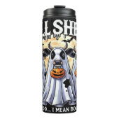 ハロウィーンブルシートおもしろい タンブラー (正面)