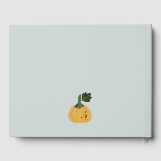 ハロウィーンブルー幽霊リトルブニーエイジ誕生日 ゲストブック (裏面)