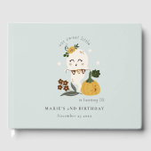 ハロウィーンブルー幽霊リトルブニーエイジ誕生日 ゲストブック (正面)