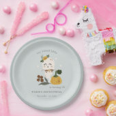 ハロウィーンブルー幽霊リトルブニーエイジ誕生日 ペーパープレート (パーティー)