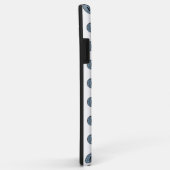 ハロウィーンブルー水玉模様アイ Case-Mate iPhoneケース (裏面/右)