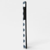 ハロウィーンブルー水玉模様アイ Case-Mate iPhoneケース (裏面/左)