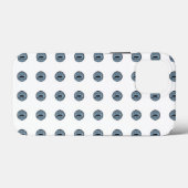 ハロウィーンブルー水玉模様アイ Case-Mate iPhoneケース (裏面 (横))