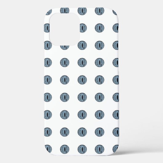 ハロウィーンブルー水玉模様アイ Case-Mate iPhoneケース (裏面)