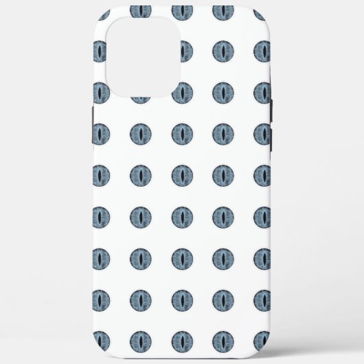 ハロウィーンブルー水玉模様アイ Case-Mate iPhoneケース (裏面)
