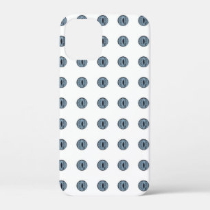 ハロウィーンブルー水玉模様アイ iPhone 12 MINI ケース