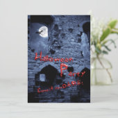 ハロウィーンブロックパーティの招待状 招待状 (スタンド正面)