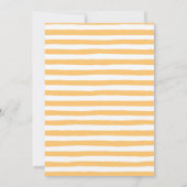 ハロウィーンブロックパーティーカボチャ秋 素朴 招待状 (裏面)