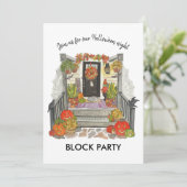 ハロウィーンブロックパーティー 招待状 (スタンド正面)