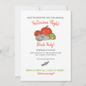 ハロウィーンブロックパーティー 招待状 (裏面)
