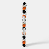 ハロウィーンブーこうもりキャットパンプキンアンドムーンスケッチ Case-Mate iPhoneケース (裏面 / 右)