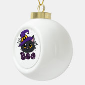 ハロウィーンブークラシックブクルーTシャツ セラミックボールオーナメント (右)