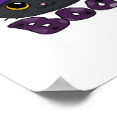 ハロウィーンブークラシックブクルーTシャツ ポスター (角)