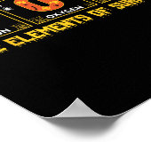 ハロウィーンブースクール化学おたく物理カボチャ ポスター (角)