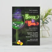 ハロウィーンブーゼアンドボスカクテルパーティの招待状 招待状 (スタンド正面)