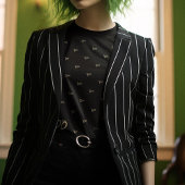 ハロウィーンブータイポグラフィブラック金ゴールド Tシャツ