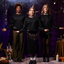 ハロウィーンブータイポグラフィ スウェットシャツ