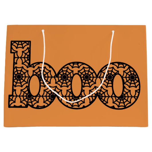 ハロウィーンブーバッグ ラージペーパーバッグ (正面)