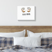 ハロウィーンブービークラシックズナースTシャツ キャンバスプリント (インサイチュ (寝室))