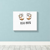 ハロウィーンブービークラシックズナースTシャツ キャンバスプリント (インサイチュ (ウッドフロア))