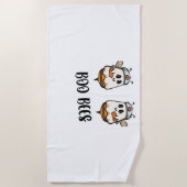 ハロウィーンブービークラシックズナースTシャツ ビーチタオル (正面)